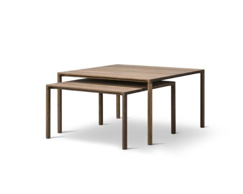 Fredericia Furniture 6720 Piloti Couchtisch 75 x 75 x 41 cm – geräucherte geölte Eiche