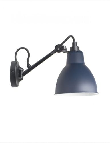 DCW Editions Lampe Gras N104 Væglampe L: 17 cm - Sort/Blå