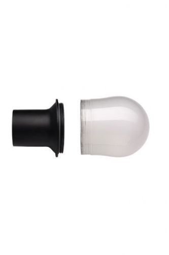 DCW Editions Lampe Gras N122 Badezimmer-Wandleuchte L: 55,2 cm – Schwarz/Polycarbonat