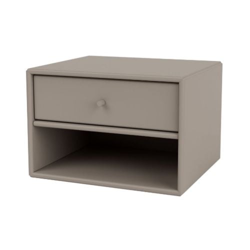 Montana Selection Dash Sengebord med ophængsbeslag 35,4x24x30 cm - 141 Truffle