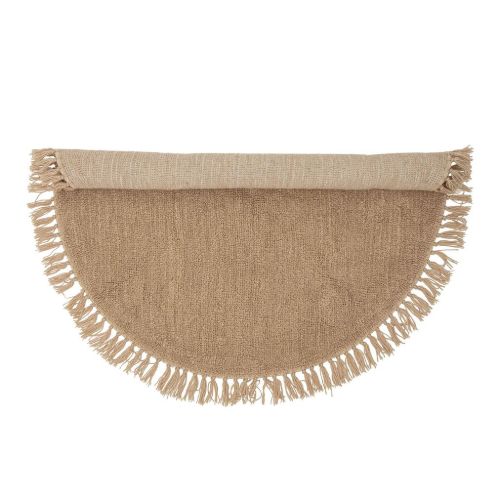 Bloomingville Lenea Teppich Wolle Ø: 110 cm - Braun