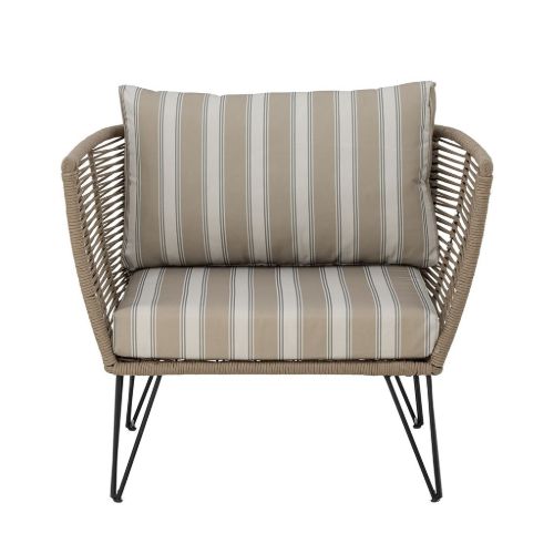 Bloomingville Mundo Kissenbezug (ohne Füllung) für Mundo Lounge Chair – Grün