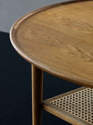 Haslev Athene Couchtisch 02 Ø: 90 cm – Eiche naturgeölt