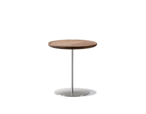 Fredericia Furniture 6751 Pal Sidebord 37x38 cm - Valnød/Rustfrit Stål