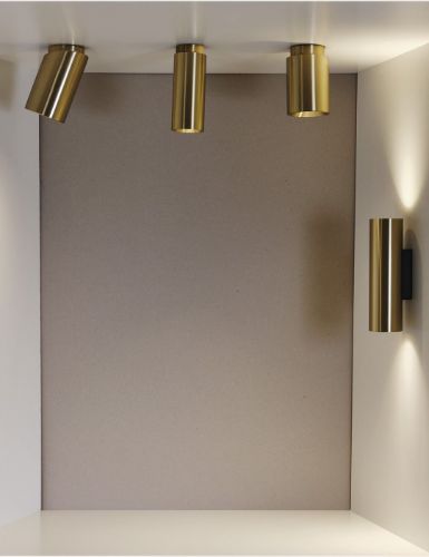 DCW Editions Tobo W65 Wandleuchte H: 22 cm - Messing