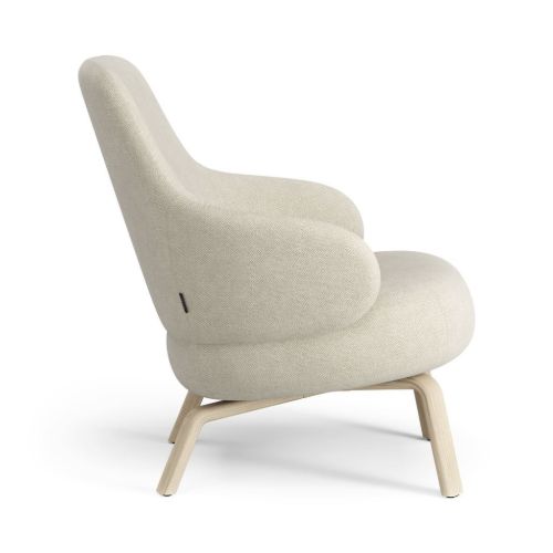Swedese Pillo Sessel SH: 42 cm – Lackierte Esche/Hallingdal 65 0200