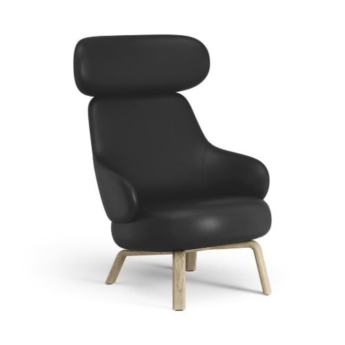 Swedese Pillo Lænestol H: 112 cm - Lakeret Eg/Baltique 99011