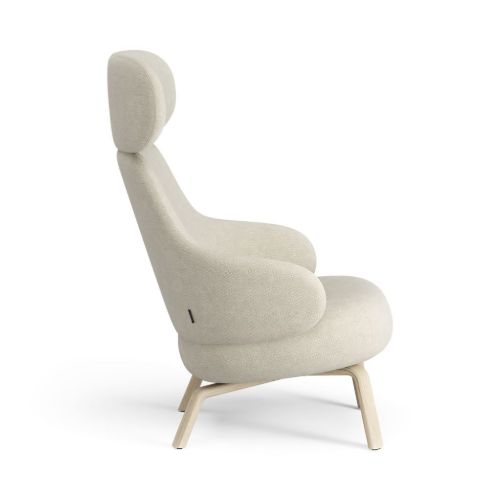 Swedese Pillo Sessel H: 112 cm – Lackierte Esche/Hallingdal 65 0200