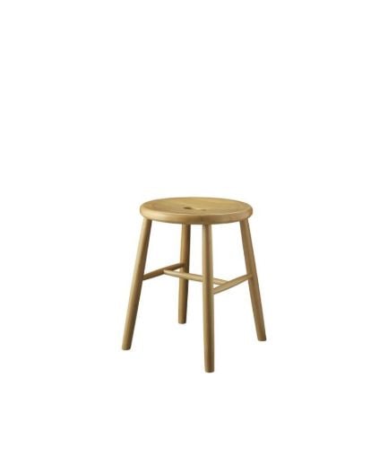 FDB Furniture J27 Hocker Nordic Ecolabel H: 45 cm – Buche/Lackiert