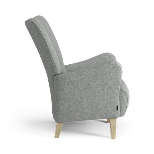 Swedese Stepp Sessel SH: 45 cm – Lackierte Eiche/Dikson 12