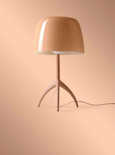Foscarini Lumiere Nuances Kleine Tischlampe H: 34,5 cm - Pulver
