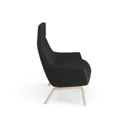 Swedese Happy Sofa B: 150 cm – Lackierte Esche/Hallingdal 65 0180