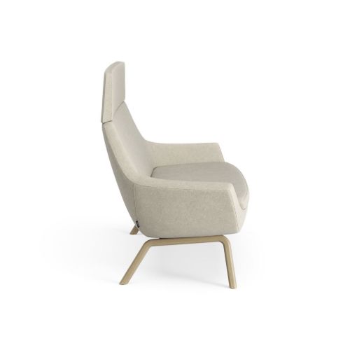 Swedese Happy Sofa B: 150 cm – Eiche gebeizte Esche/Hallingdal 65 0200
