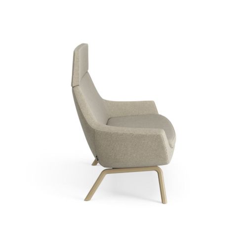 Swedese Happy Sofa B: 150 cm – Eiche gebeizte Esche/Hallingdal 65 0220
