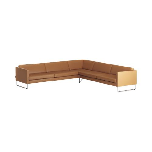 Swedese Madison Hjørnesofa B: 287 cm - Krom/Soft 54035
