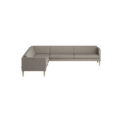 Swedese Madison Ecksofa B: 287 cm – Lackierte Eiche/Main Line Flax 02