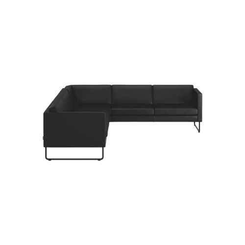 Swedese Madison Rechtsgerichtetes Ecksofa B: 287 cm – Schwarz/Soft 99999