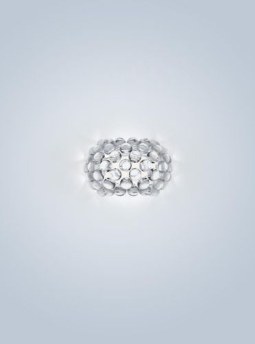 Foscarini Caboche Plus Small Væglampe B: 31 cm - Transparent