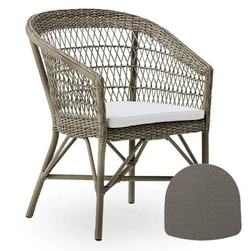Sika-Design Hynde til Emma Exterior Havestol 45x45 cm - B456 Tempotest Taupe