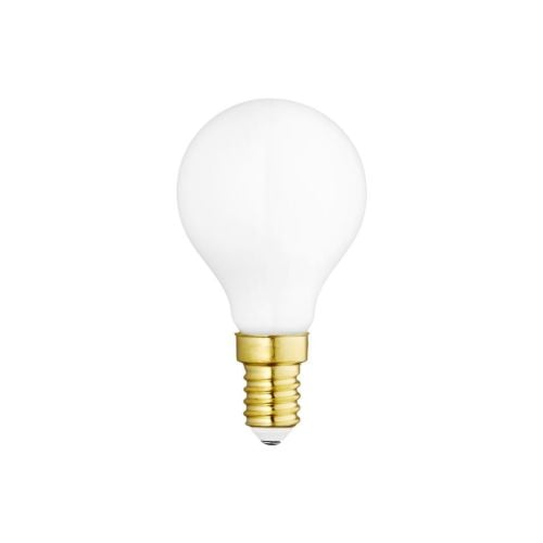 Design By Us Arbitrary Bulb Ø45 Crown E14 2,5W LED Dimmable H: 7,7 cm - Milky