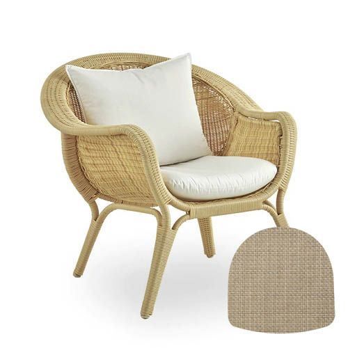 Sika-Design Hynde til Madame Exterior Lænestol 51x49 cm - A670 Michelangelo White