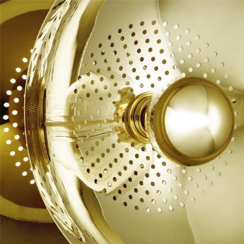 Design By Us Wanted Wandleuchte mit Rückplatte Ø: 32 cm – Gold