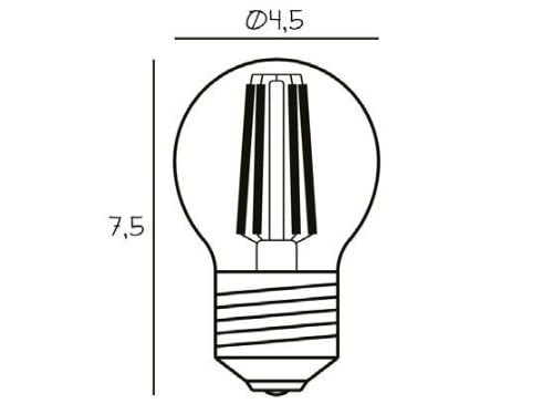 Design By Us Arbitrary Bulb Ø45 E27 3,5W LED Dimmbar Ø: 4,5 cm - Varm Hvid