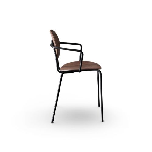 Sibast Furniture Piet Hein Stuhl m. Armlehnenhöhe: 45 cm – Walnuss