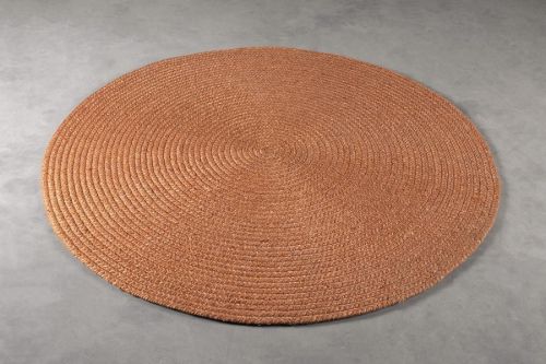 HC Carpets Stavanger Handgefertigter Teppich Ø: 240 cm – Rost