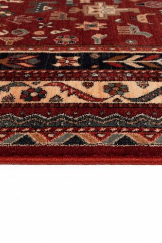 HC Rugs Napoleon Classic Flauschiger Teppich 135x200 cm - 43064 Rot