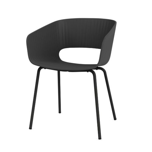 Montana Marée 401 Dining Spisebordsstol SH: 45,9 cm - 05 Black