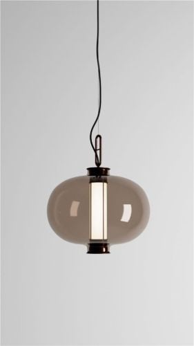 Parachilna Bai T Ma Ma Outdoor Pendel Ø: 50 cm - Dark Brown/Amber
