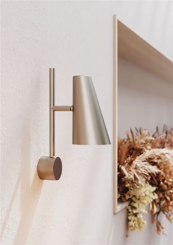 Woud Cono Wandleuchte Ø: 11 cm - Satin