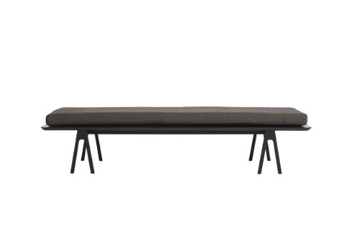 Woud Level Daybed L: 190 cm – Schwarz/Dunkelbraun
