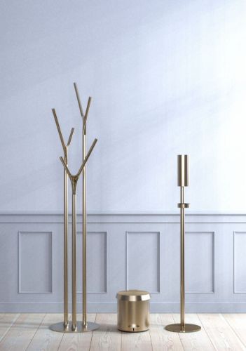 FROST WISHBONE Stummkellner H: 175 cm – Gebürstetes Gold