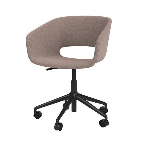 Montana Marée 405 Swivel Kontorstol på hjul SH: 40-52 cm - Steelcut Trio 416/Sort Aluminium