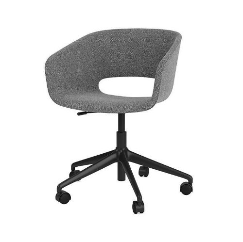 Montana Marée 406 Swivel Kontorstol på hjul SH: 40-52 cm - Hallingdal 166/Sort Genbrugsplast