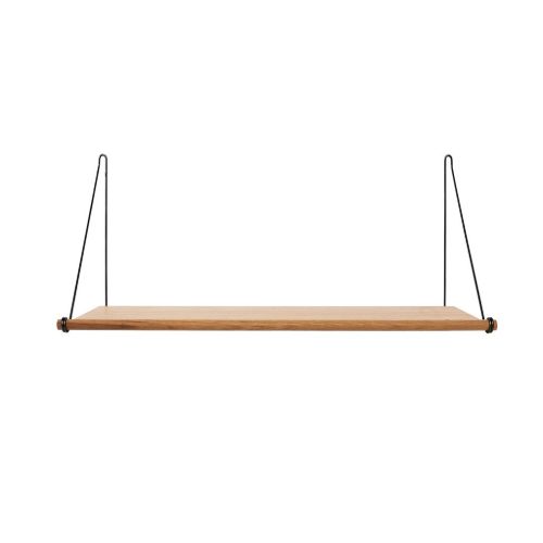 We Do Wood Loop Regal L: 72 cm – Eiche/Schwarz