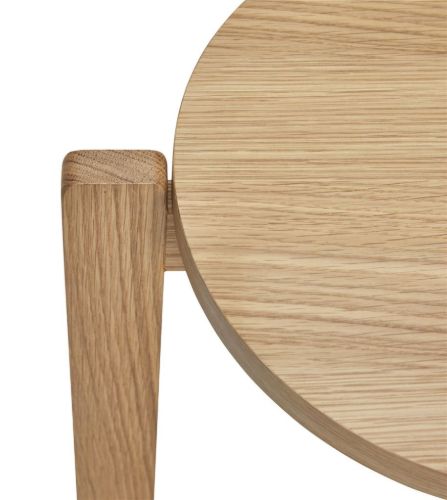 Hübsch Always Hocker H: 42 cm - Natur