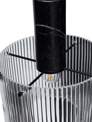 Hübsch Revolve Deckenleuchte Groß Ø: 25 cm Strukturiert/Schwarz OUTLET