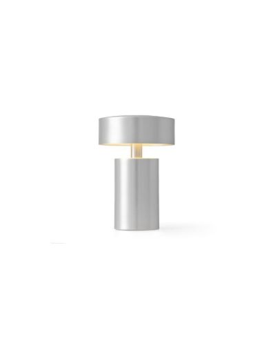 Audo Copenhagen Säulen-Tischleuchte, tragbar, Ø: 12 cm – Aluminium