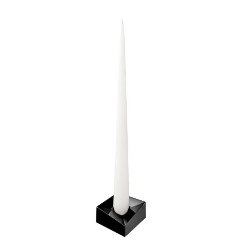 STOFF Nagel Reflect Candle Holder Large D: 5,5 cm - Black/Chrome