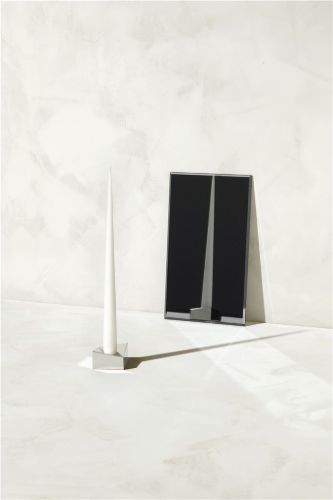 STOFF Nagel Reflect Kerzenhalter groß D: 5,5 cm – Chrom