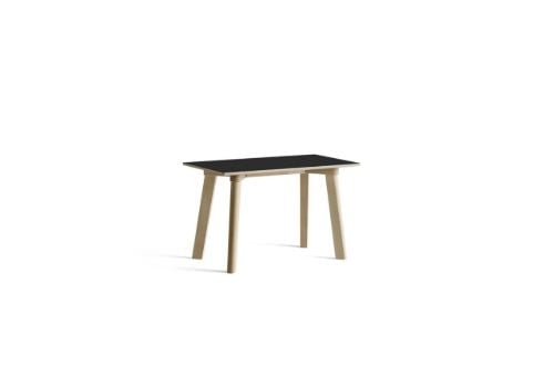 HAY CPH Deux 215 Bench 75x35x45 cm - Lacquered Solid Oak/Ink Black Laminate