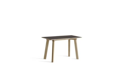 HAY CPH Deux 215 Bench 75x35x45 cm - Untreated Solid Beech/Stone Grey Laminate
