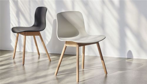 HAY AAC ECO 12 About A Chair SH: 46 cm – Massive Eiche lackiert/ECO Weiß