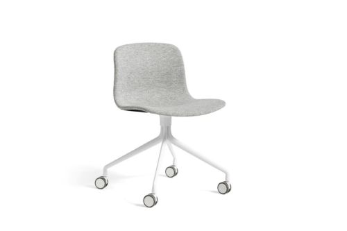 HAY AAC 15 About A Chair SH: 46cm - White Powder Coated Aluminium/Hallingdal 116