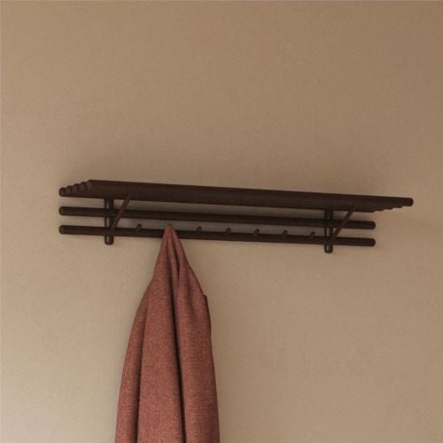 Cane-line Indoor Garderobe mit Hutablage B: 120 cm - Mahagoni/Braun