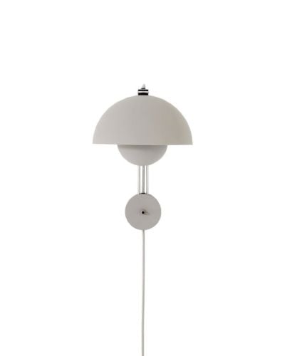 &Tradition Flowerpot VP8 Væglampe Ø: 23 cm - Matt Light Grey