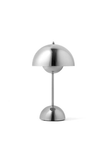 &Tradition Flowerpot VP9 Bordlampe H: 29,5 cm - Chrome-Plated